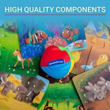Ravensburger Hop, Waddle, Stomp! - Entertaining Animal Puzzle Game for Kids | Skill Development | Engaging Play | Trustworthy Quality | Ideal for Ages 2 and Up