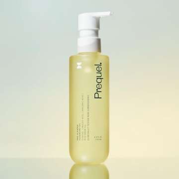 Prequel Skin Pre-Gleanse Oil Cleanser for Face. Double Cleansing Oil Skincare for Women with Cica an...