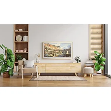 Frame My TV Deco TV Frame in Pale Gold for Samsung TVs