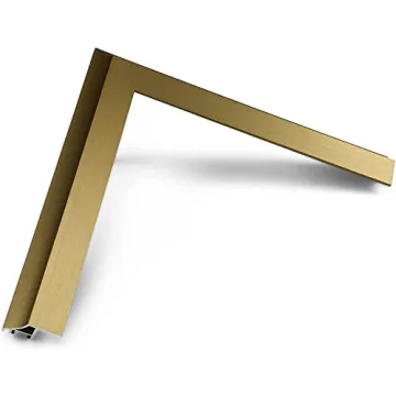 Frame My TV Deco TV Frame in Pale Gold for Samsung TVs
