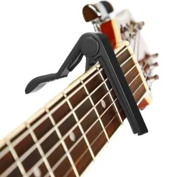 Guitar Capo for Acoustic and Electric Guitars - Black