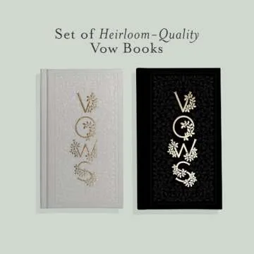 Our Wedding Vows: A Set of Heirloom-Quality Vow Books with Foil Accents and Hand-Drawn Illustrations...
