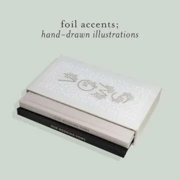 Our Wedding Vows: A Set of Heirloom-Quality Vow Books with Foil Accents and Hand-Drawn Illustrations (Heirloom Story Books and Guided Journals)