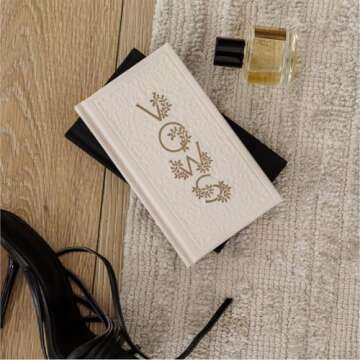 Our Wedding Vows: A Set of Heirloom-Quality Vow Books with Foil Accents and Hand-Drawn Illustrations (Heirloom Story Books and Guided Journals)