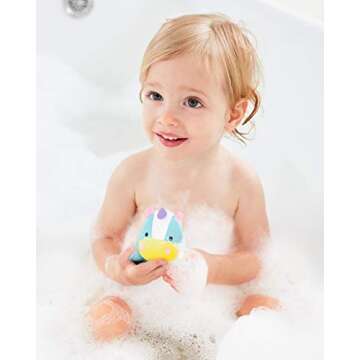 Skip Hop Bath Toys, Squeeze Toy Light Up Unicorn, 1 EA