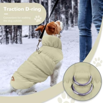 ABRRLO Winter Dog Jacket for Small Medium Dogs