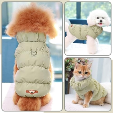 ABRRLO Winter Dog Jacket for Small Medium Dogs