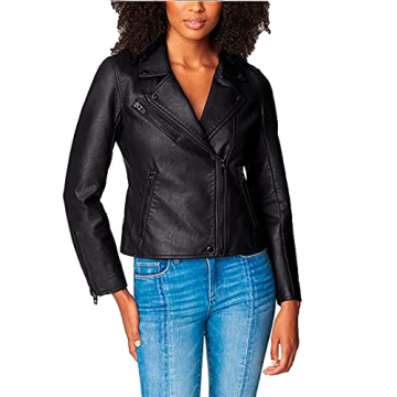 BLANKNYC Women's Moto Jacket - Chic Faux Leather Style