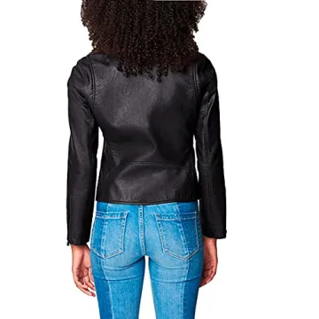 BLANKNYC Women's Moto Jacket - Chic Vegan Leather Style