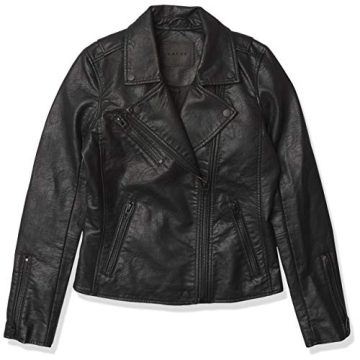 BLANKNYC Women's Moto Jacket - Chic Vegan Leather Style