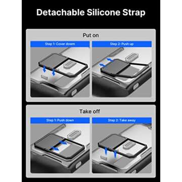 JSAUX PC0104 ModCase Compatible with Steam Deck, Steam Deck Case Comprehensive Protection Include Detachable Front Shell, Body Protective Shell, Metal Bracket and Strap - Basic Set