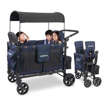 WONDERFOLD W4 Elite Stroller Wagon - Ultimate Family Transport