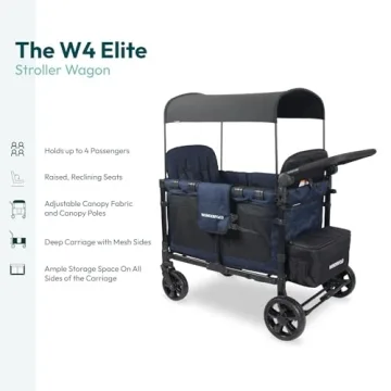WonderFold W4 Elite Stroller Wagon for Family Fun