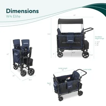 WonderFold W4 Elite Stroller Wagon for Family Fun