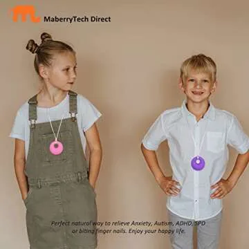 Chew Necklace for Sensory Kids Girls, Chewy Necklace Sensory Chew Toys for Adults with Autism ADHD Anxiety, Silicone Sensory Necklaces for Chewing - 3 Pack