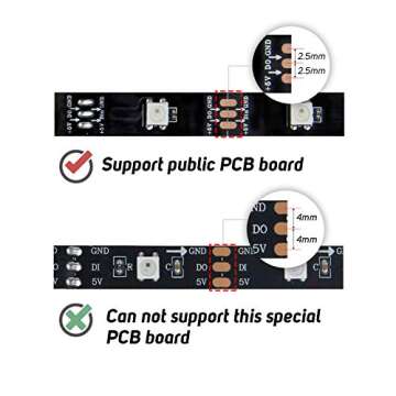 BTF-LIGHTING 10 Sets LED Strip 3PIN L Shape Connectors