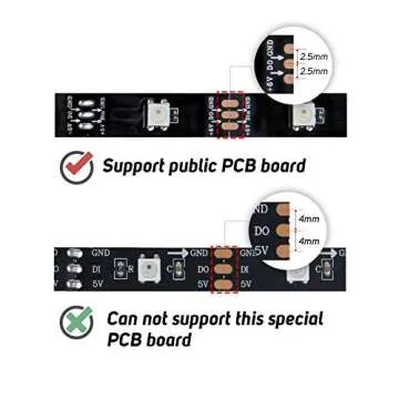 BTF-LIGHTING 10 Sets LED Strip 3PIN L Shape Connectors