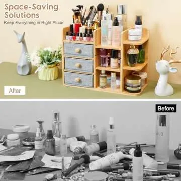 Elegant Makeup Organizer Countertop for Beauty Lovers