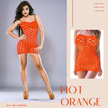 6 Pieces Womens Strapless Bodysuit Halloween Strapless Lingerie Striped Dress for Women Chemise, One...