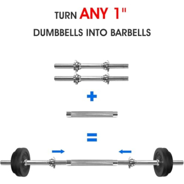 Yes4All Adjustable Dumbbell Handle - Versatile Strength Training