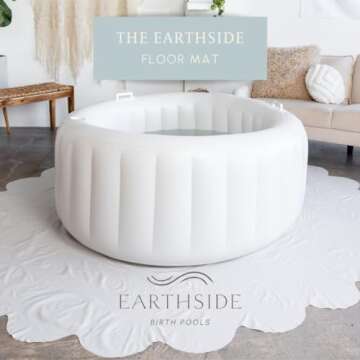 EarthsideFloorCoveringMarshmallow - Home Birth Essentials - Plastic Cover for Birthing Pool for Home...