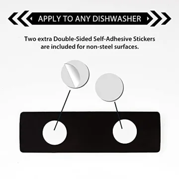Stylish KitchenTour Dishwasher Magnet Clean Dirty Sign