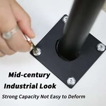 Wisfor Wood Nesting Coffee Table Set of 2, Walnut End Tables Sofa Tables for Living Room, Bedroom, Hotel