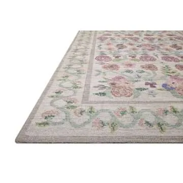 Loloi Rosa Collection Area Rug - Artistic Floral Design