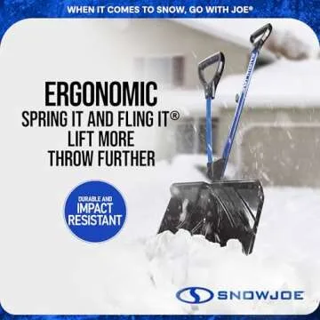 Snow Joe Shovelution: Ergonomic Snow Shovel with Spring Assist