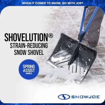 Snow Joe Shovelution: Ergonomic Snow Shovel with Spring Assist