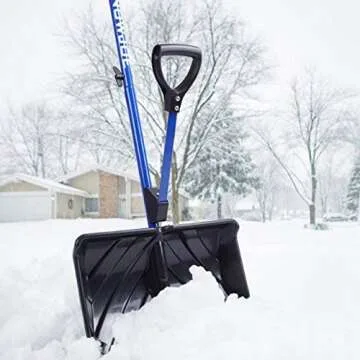 Snow Joe Shovelution: Ergonomic Snow Shovel with Spring Assist