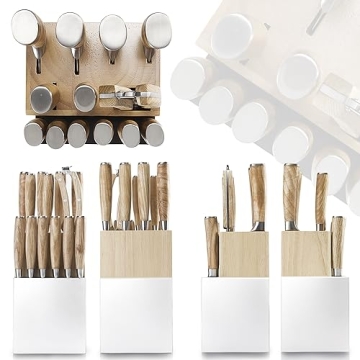 Kangdelun Natura Series 14 PCS Ultra Sharp Knife Set