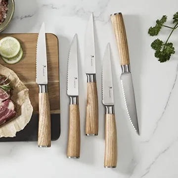 Kangdelun Natura Series 14 PCS Ultra Sharp Knife Set