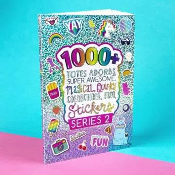Fashion Angels 1,000+ Totes Adorbs Sticker Book, Includes Fun & Colorful Craft Stickers, Ideal for Accessorizing Kids & Teens Notebooks, Journals & More