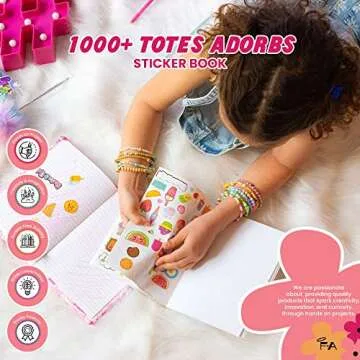 Fashion Angels 1,000+ Totes Adorbs Sticker Book, Includes Fun & Colorful Craft Stickers, Ideal for Accessorizing Kids & Teens Notebooks, Journals & More