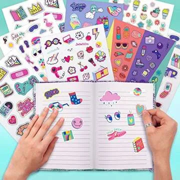 Fashion Angels 1,000+ Totes Adorbs Sticker Book, Includes Fun & Colorful Craft Stickers, Ideal for Accessorizing Kids & Teens Notebooks, Journals & More