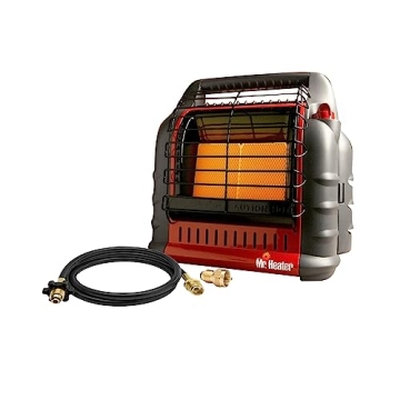 Mr. Heater Big Buddy Propane Heater Bundle - 4K-18K BTU for Indoor & Outdoor Use