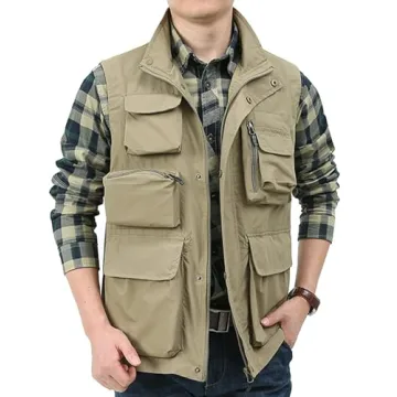 Yimoon Men’s Lightweight Utility Vest for Outdoor Fun