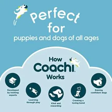 Coachi Toilet Training Bells, Suitable for Puppy or Newly Acquired Dog, House Training, Stop Door Scratching, Easy to Use, Adjustable Height. Dog Accessory, Great for Clicker Training, Easy to Hear
