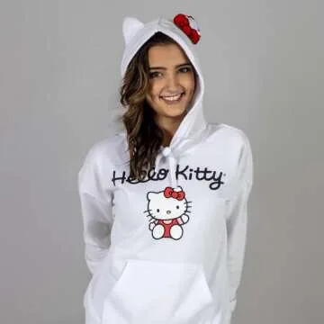 Sanrio Hello Kitty Junior Hoodie with Ears - Cute Cosplay