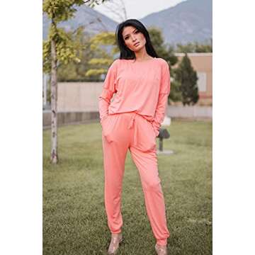 PRETTYGARDEN Women's Comfortable Lounge Set 2 Piece Tracksuit
