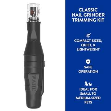 Wahl Pet Nail Grinder - Safe and Efficient Grooming Tool