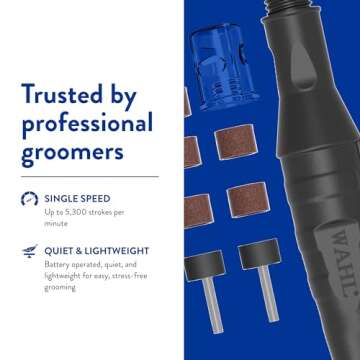 Wahl Pet Nail Grinder - Safe and Efficient Grooming Tool