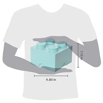 Room Copenhagen LEGO Storage Brick in Aqua Light Blue