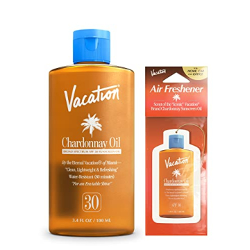 Vegan Chardonnay SPF 30 Sunscreen Oil Travel Bundle