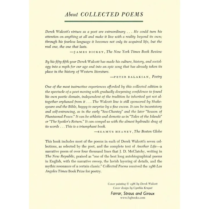 Collected Poems 1948-1984 Paperback Edition