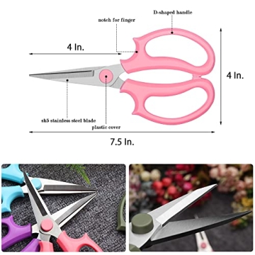 Premium Floral Scissors With Ergonomic Grip And Holster