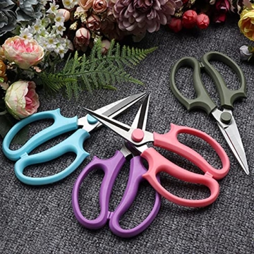Premium Floral Scissors With Ergonomic Grip And Holster