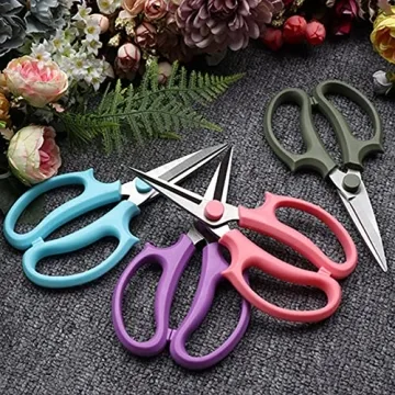Premium Floral Scissors With Ergonomic Grip And Holster