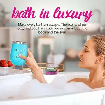 Fabulous Spa Gift Basket for Women - Self Care Basket, Relaxation, Pampering Gift for Girlfriend, Wife, Mom, Sister, Friends - Birthday Bundles, Mothers Day, Anniversary, Valentines Day Gift for Her